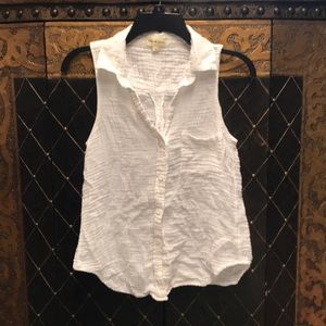 Cloth & Stone size S  white top